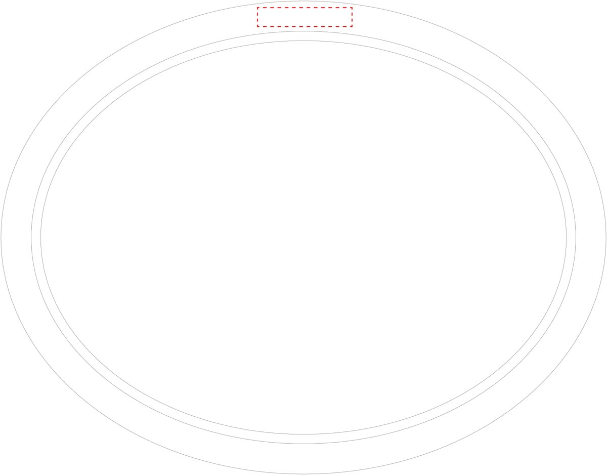 op rand (5x1 cm)