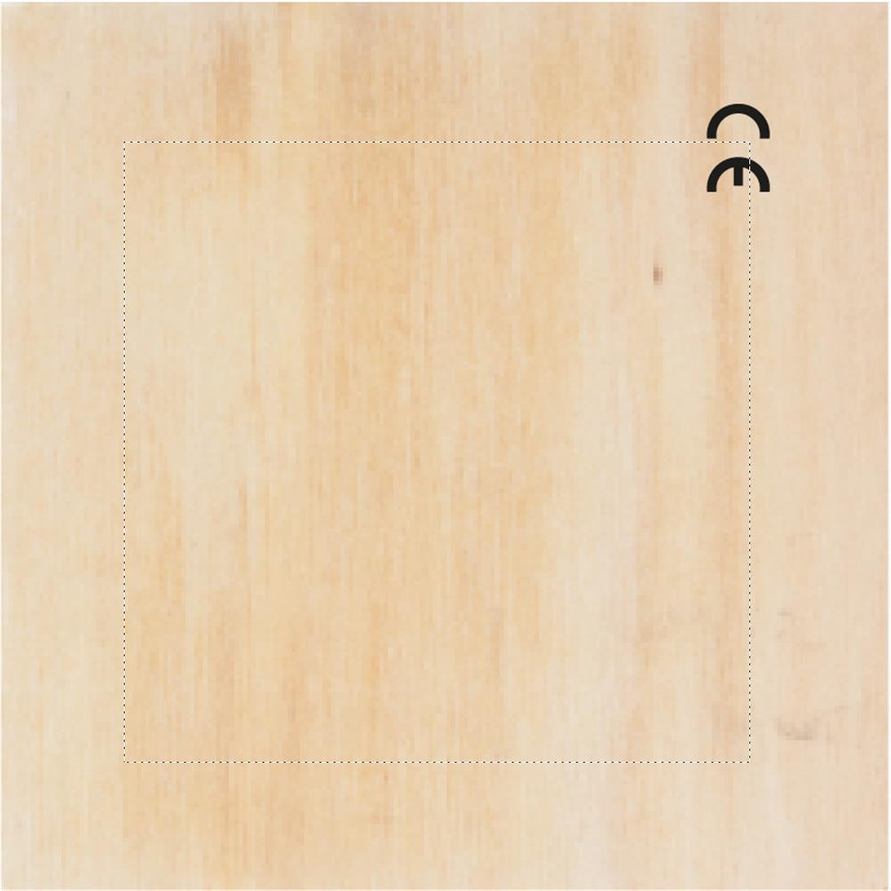 Voorzijde (1 x 3 cm)