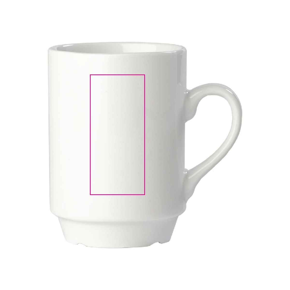 Links van het handvat (55 x 25 mm)