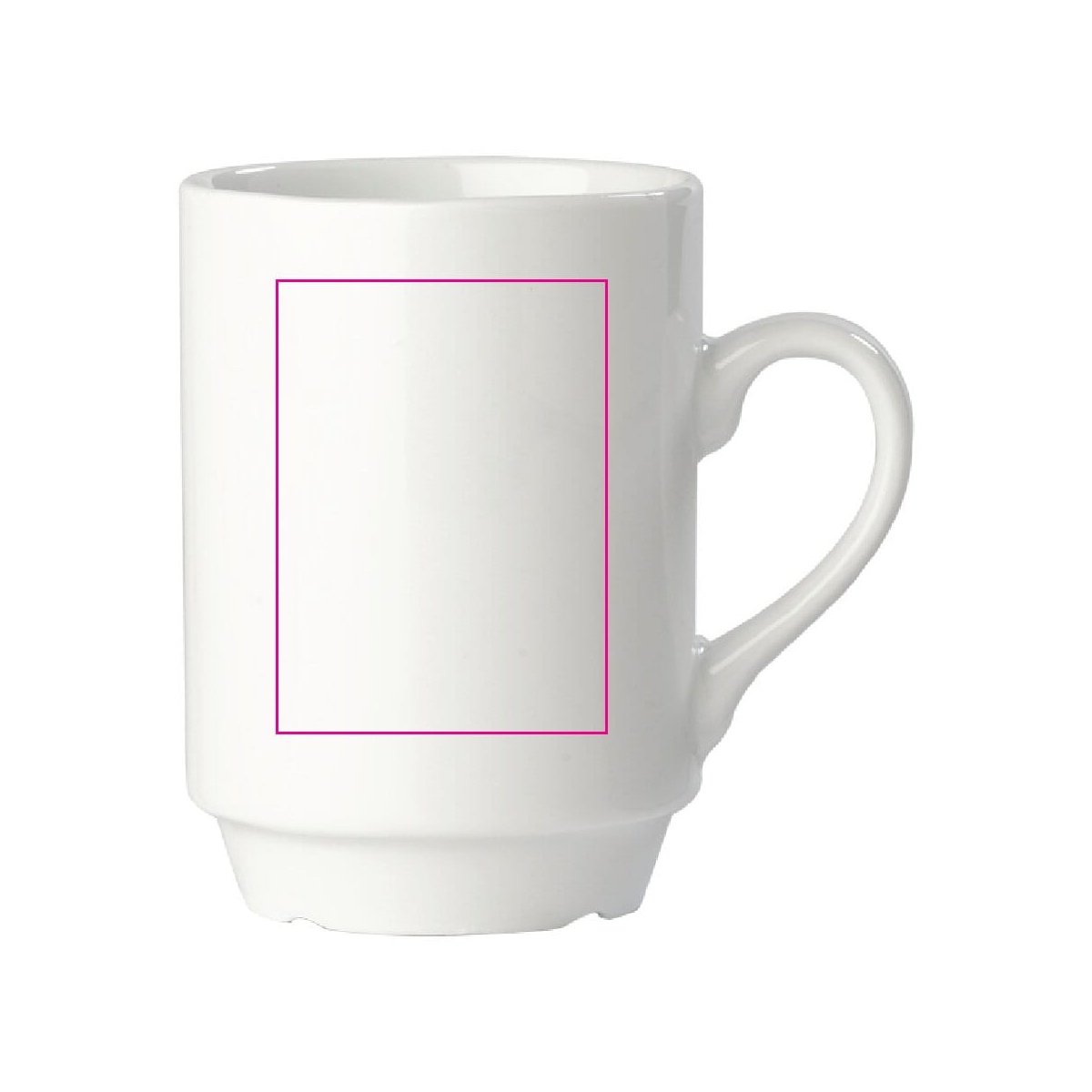 Links van het handvat (55 x 40 mm)