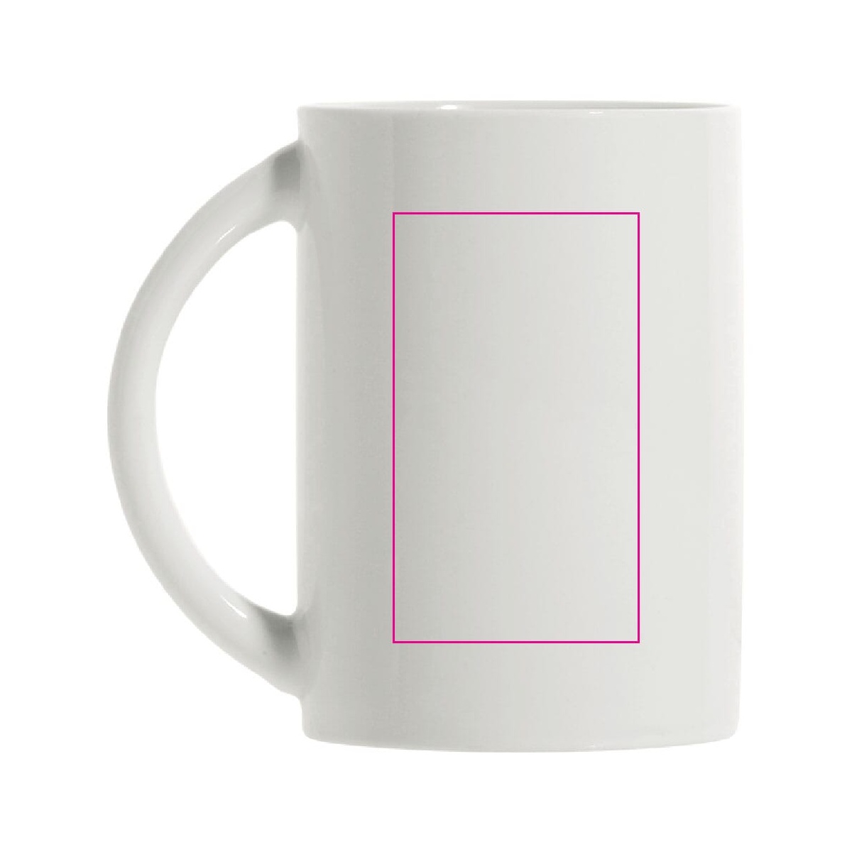 Rechts van het handvat (60 x 45 mm)