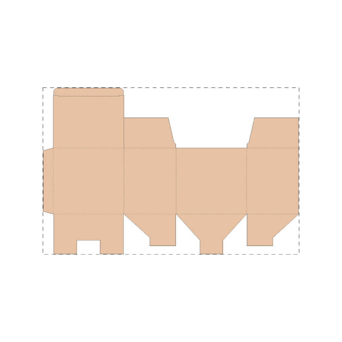 Maßgefertigter Kraft-Wellpappkarton (406 x 264 mm)