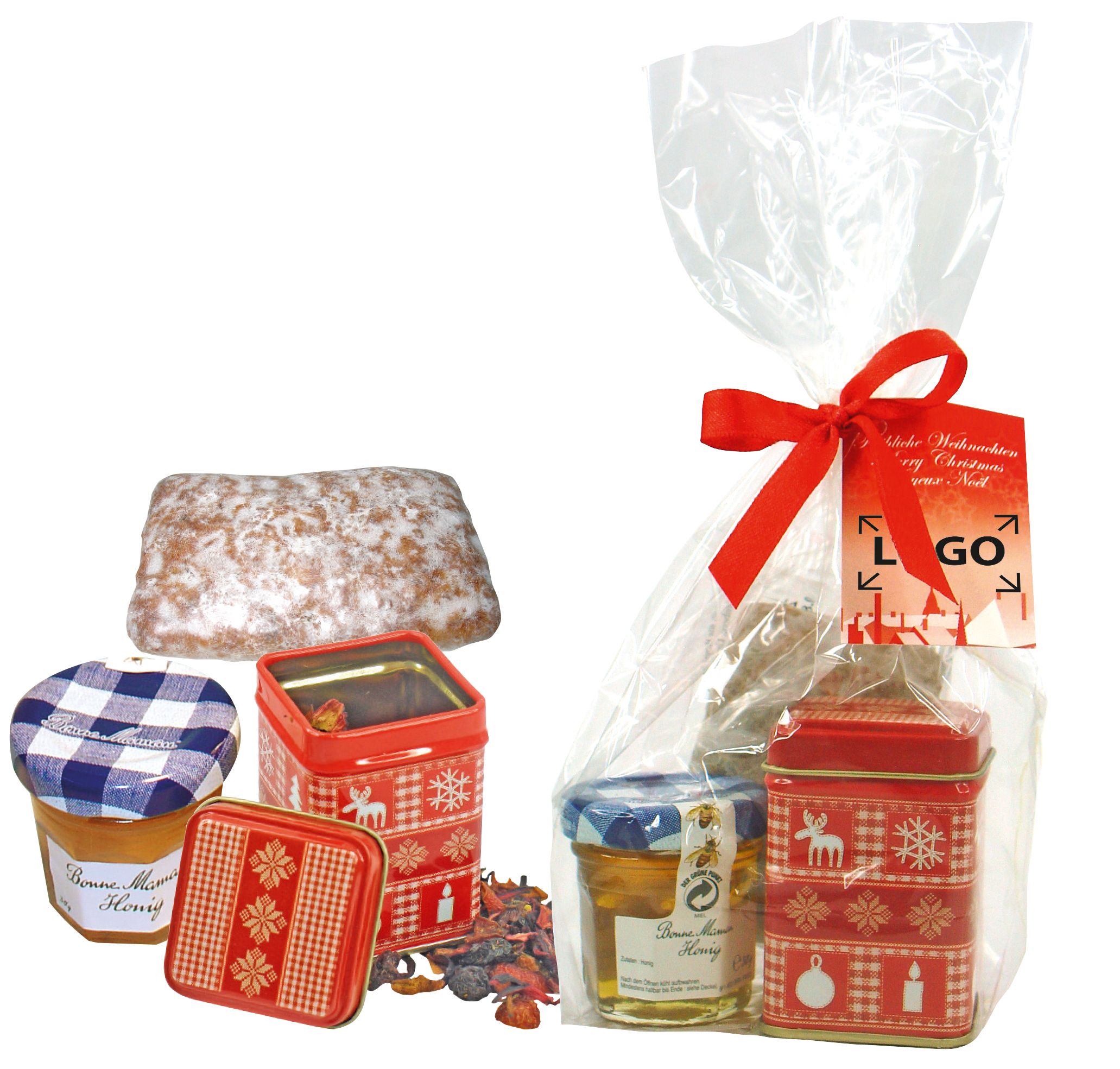 op de kaart ( 4,0 x 6,0  cm)