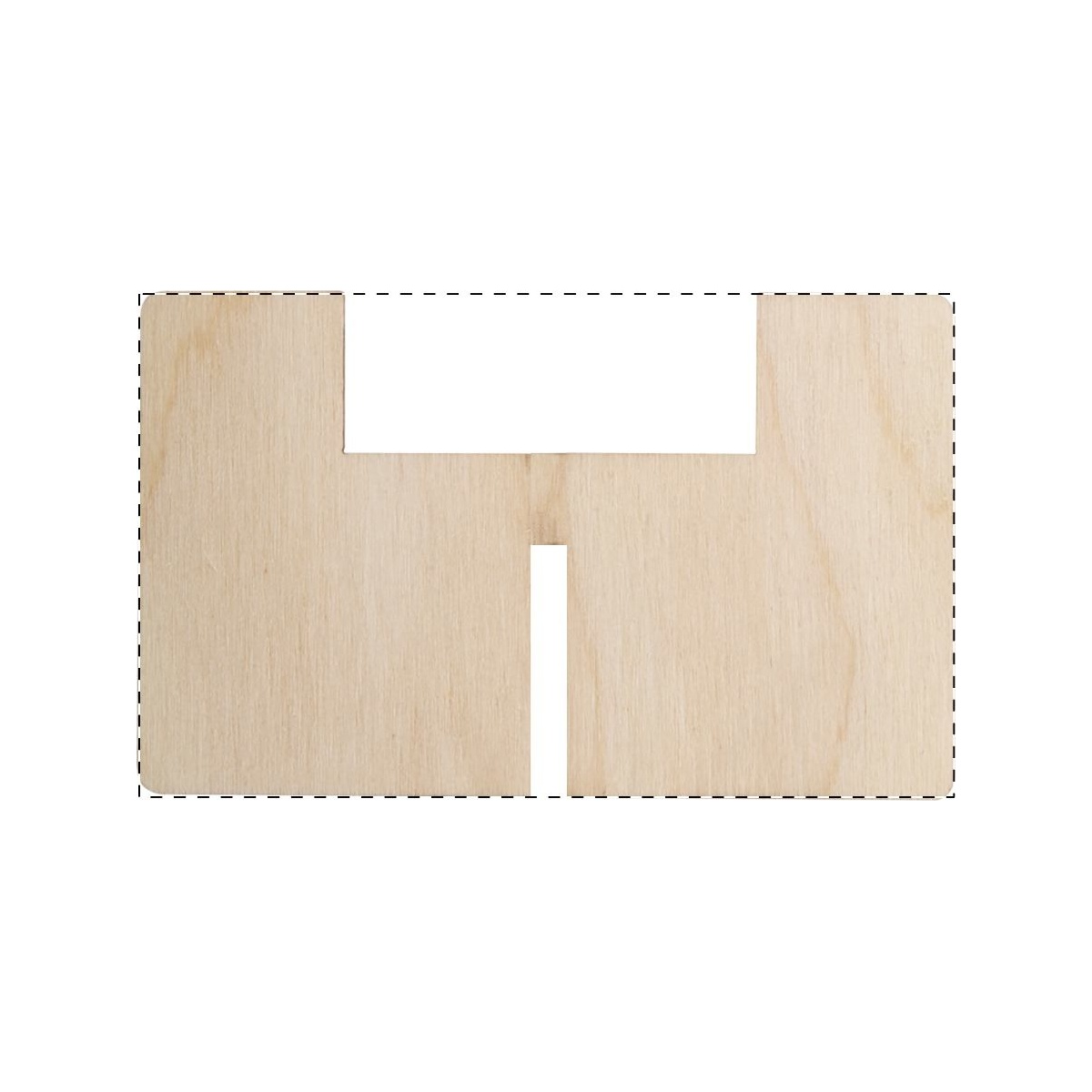Houten deel achter (3 x 2,5 cm)