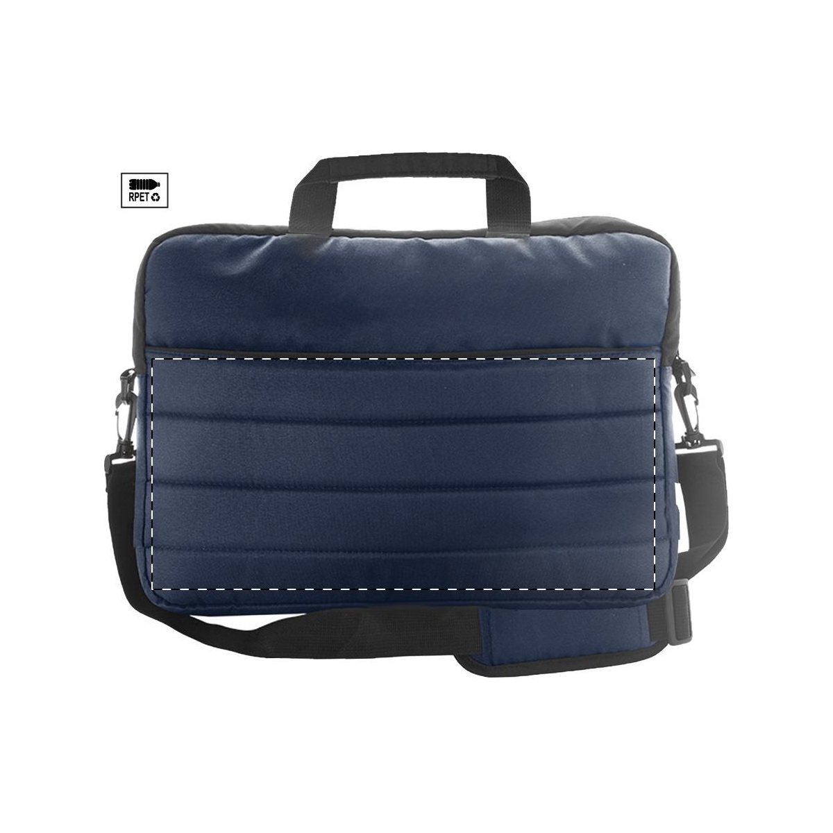 Achterkant onder rits (15 x 4 cm)