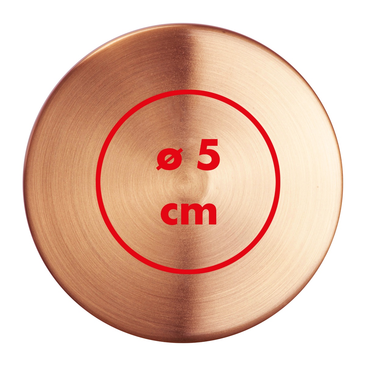 Oben (ø 5 cm)