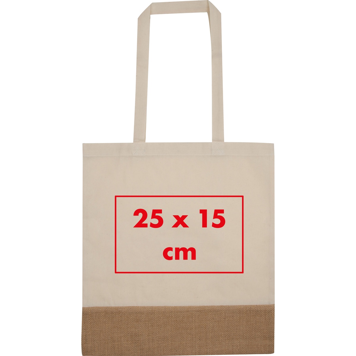 Op de zak (26 x 15 cm)