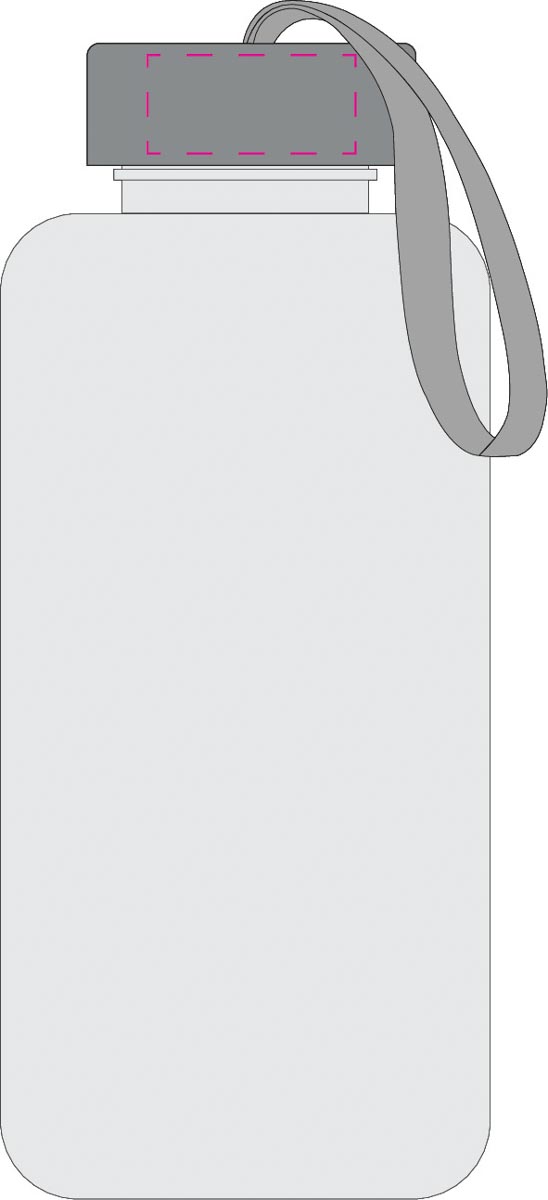 op de zijkant van het deksel (3,8x1,8 cm)