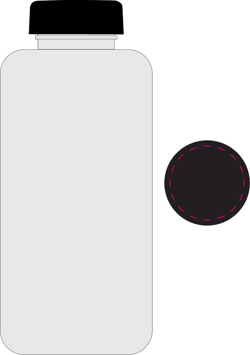 op deksel (Ø 4,4 cm)