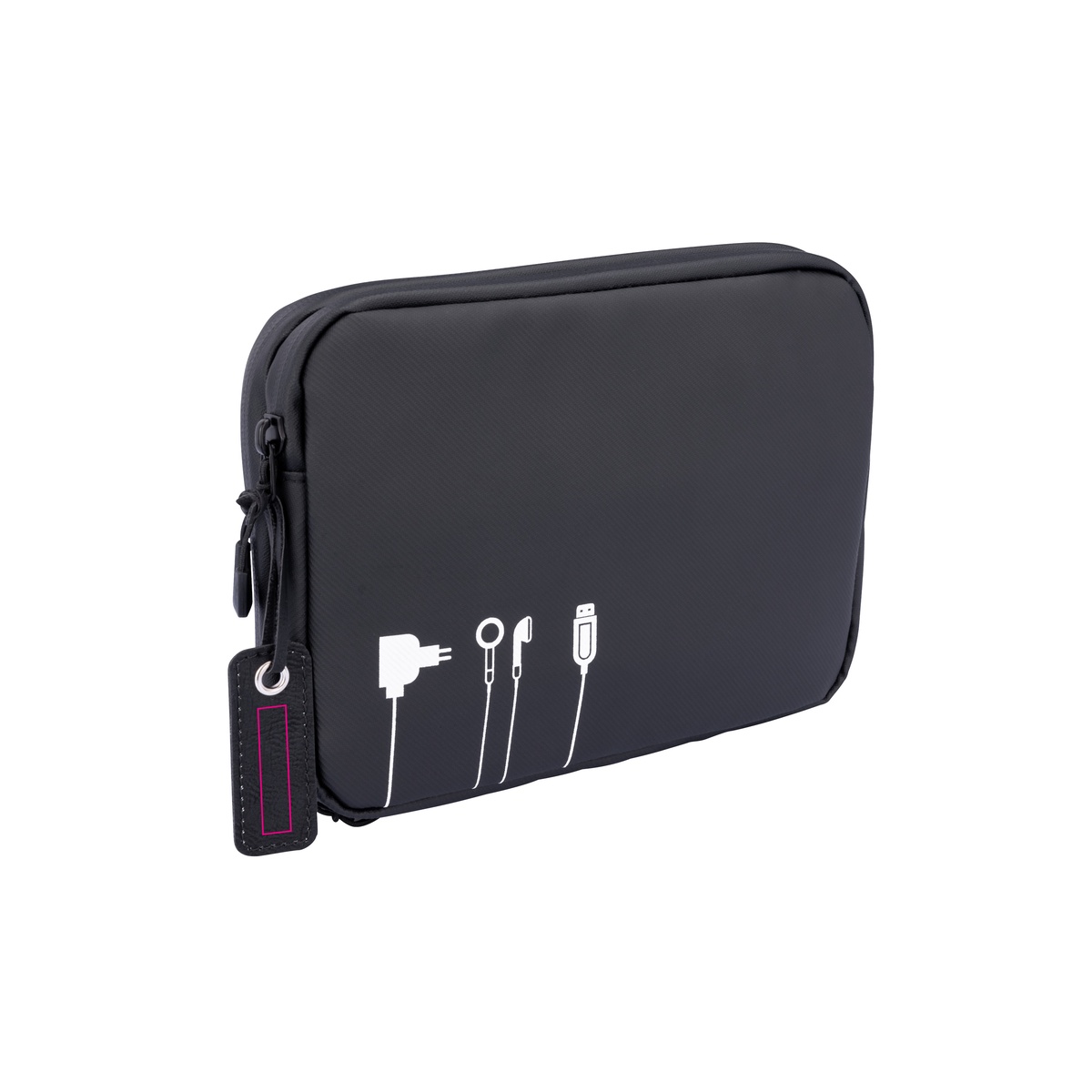 op voor- en achterkant (9 x 3,5 cm)