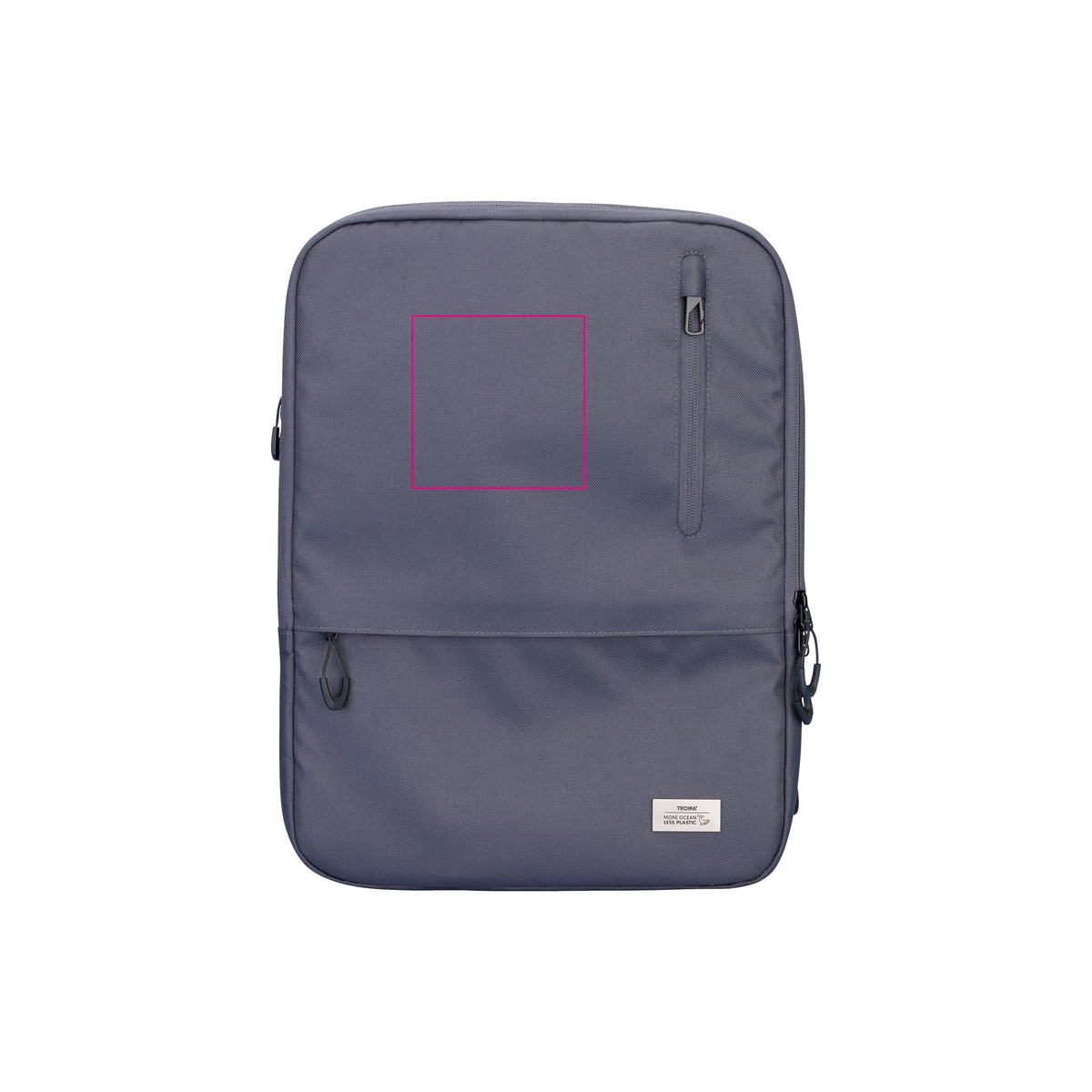 op de voorkant (10 x 10 cm)