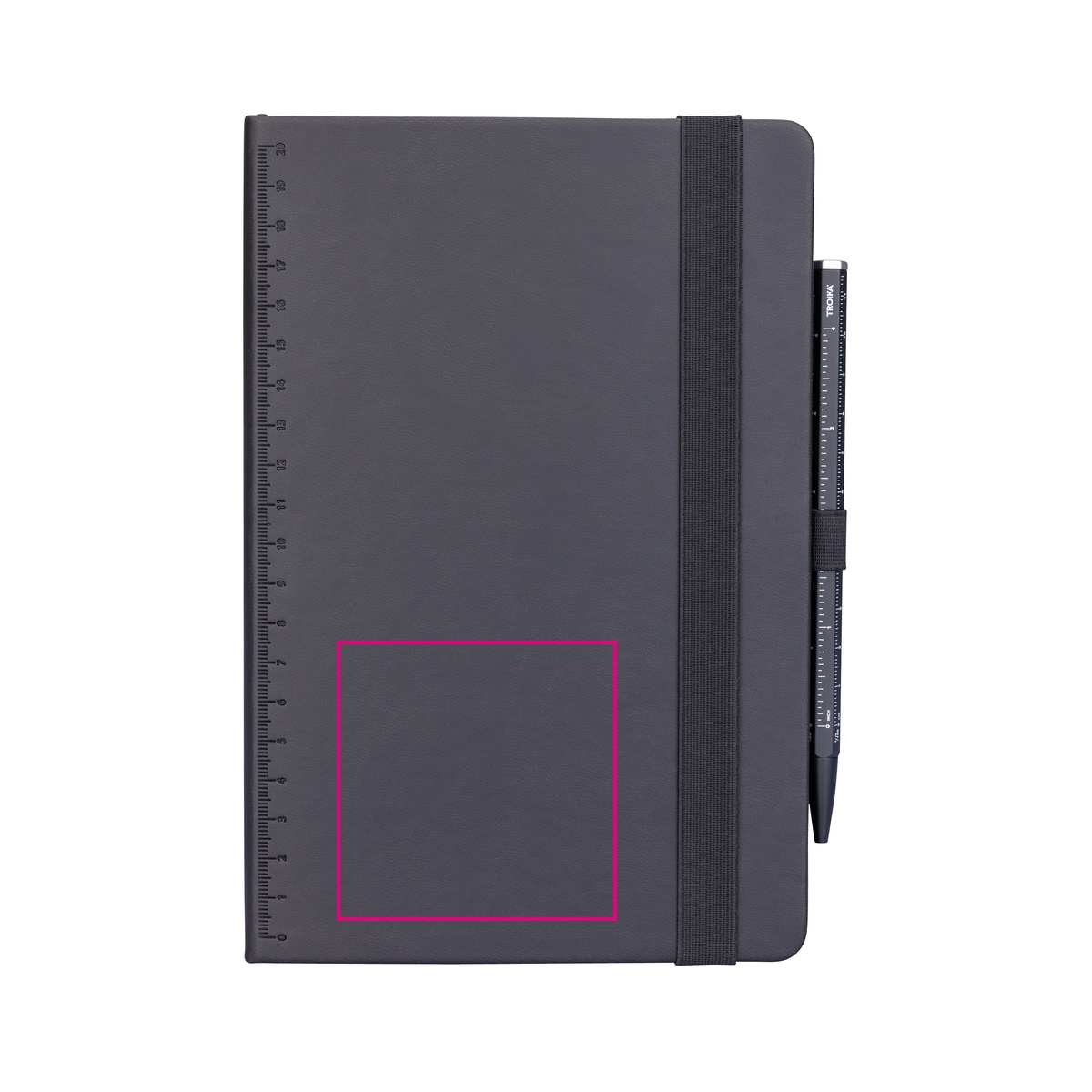 op voor- en achterkant (7 x 7 cm)