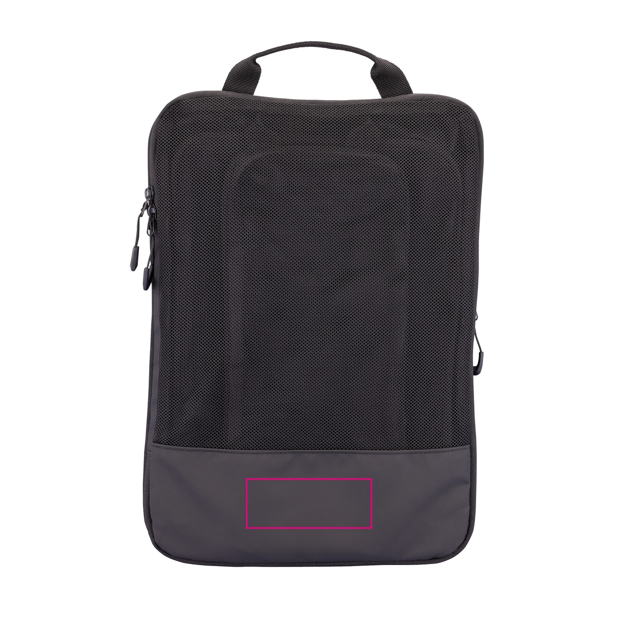 op de voorkant (10 x 4 cm)