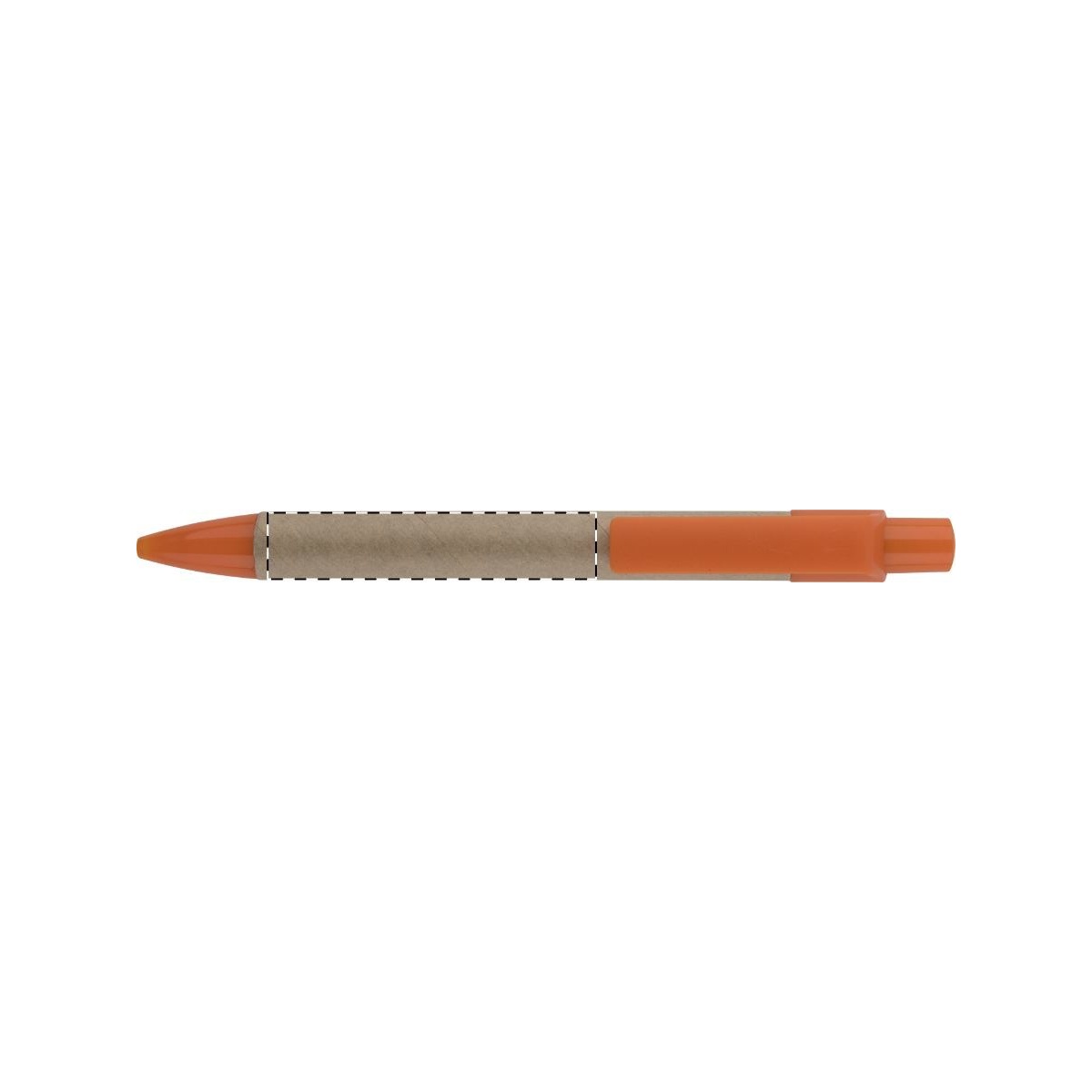 body - in verlenging van clip (5 x 0,7 cm)