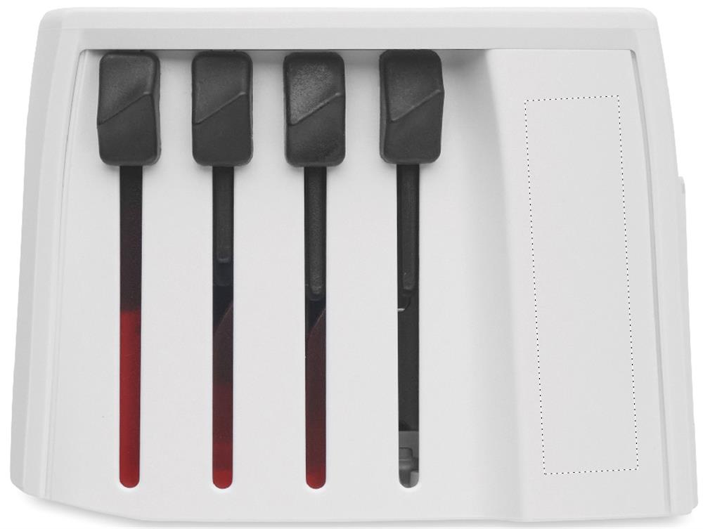 Zijde links (4 x 1 cm)