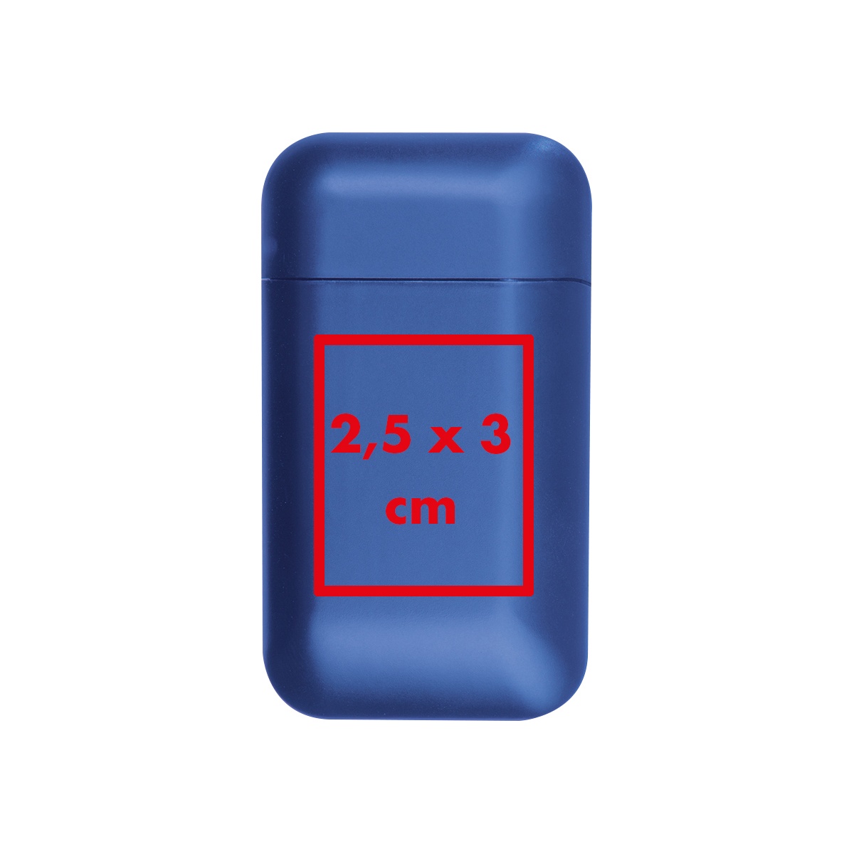 Aan de zijkant (2,5 x 3 cm)