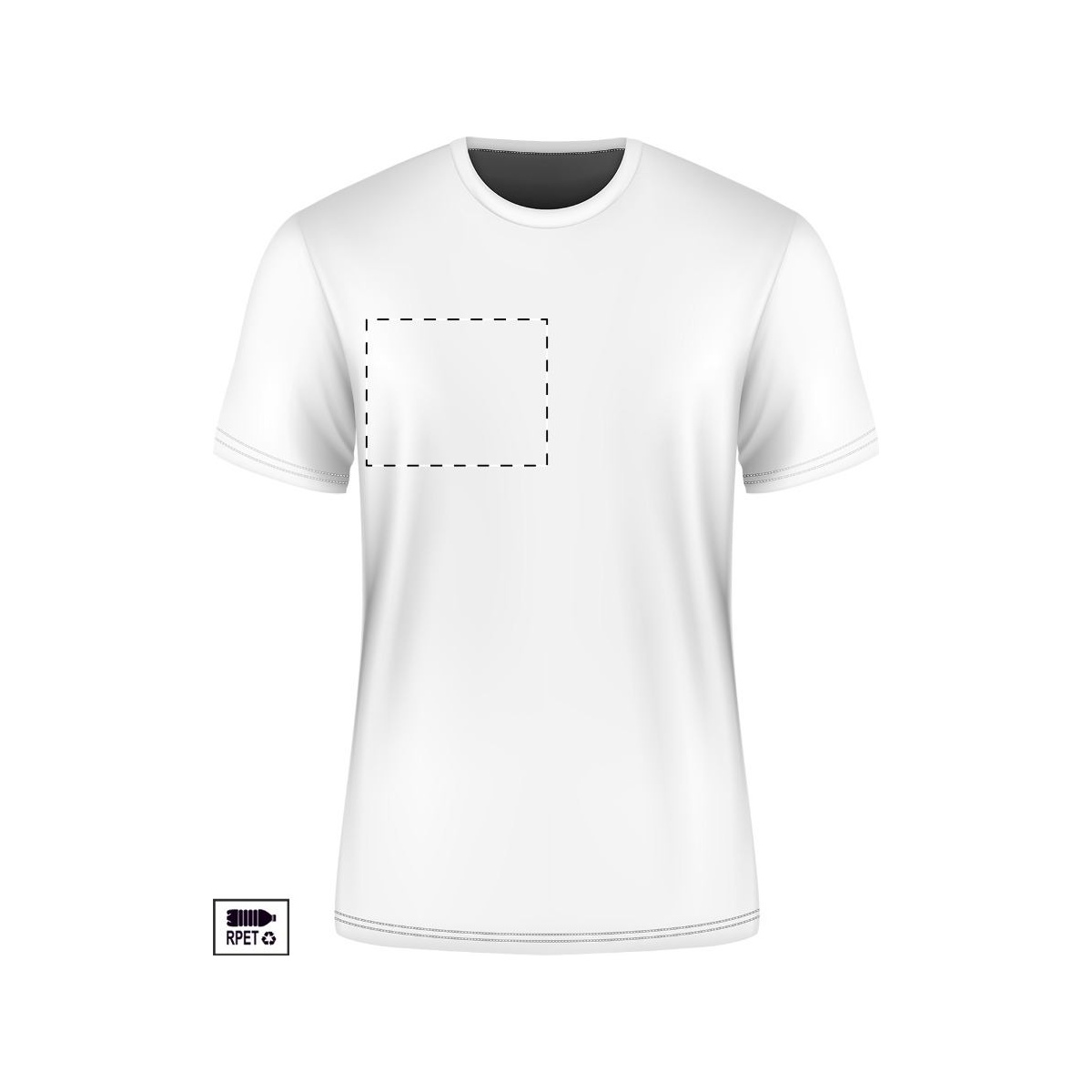 Rechterborst (15 x 8 cm)