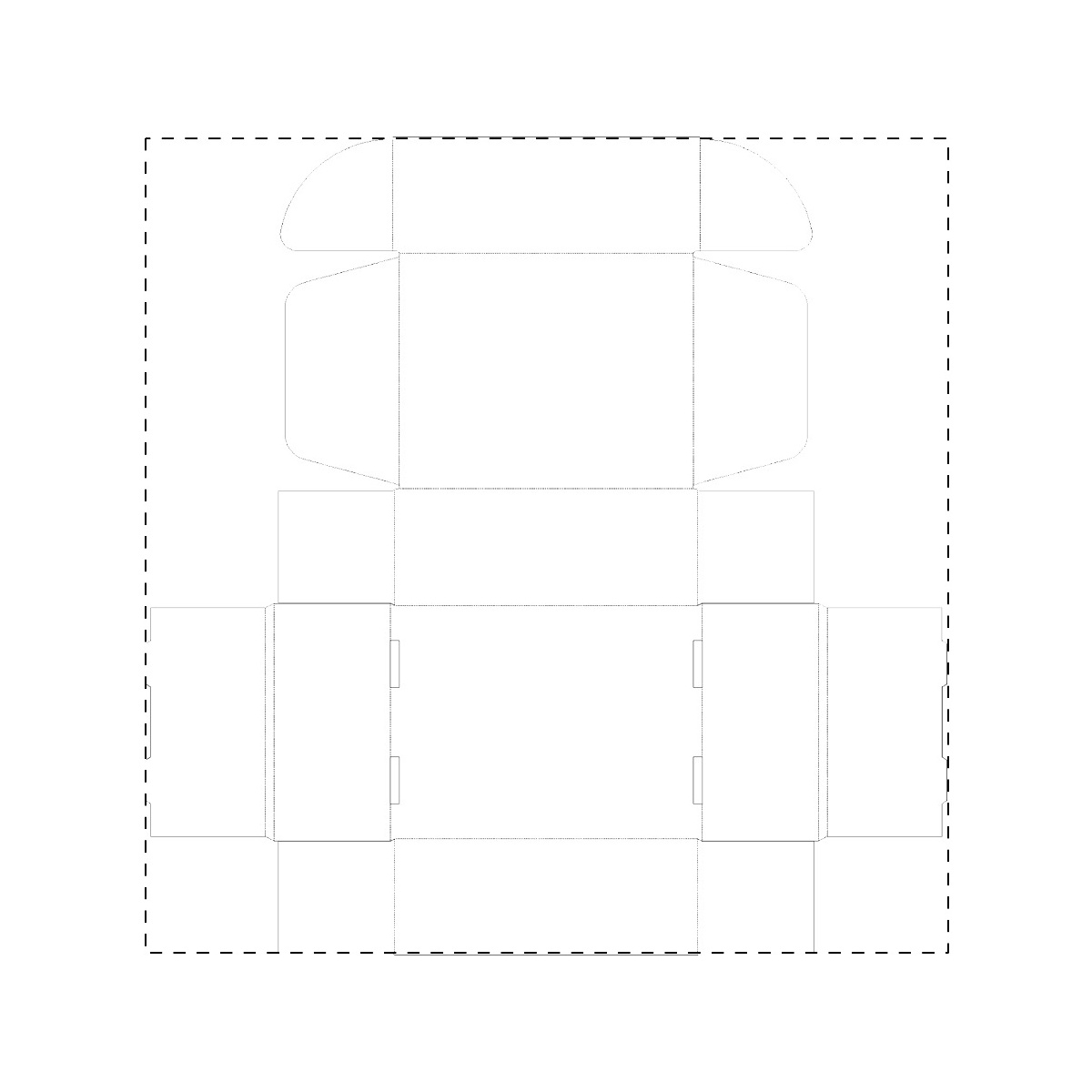 Volledig oppervlak (51,5 x 52,6 cm)