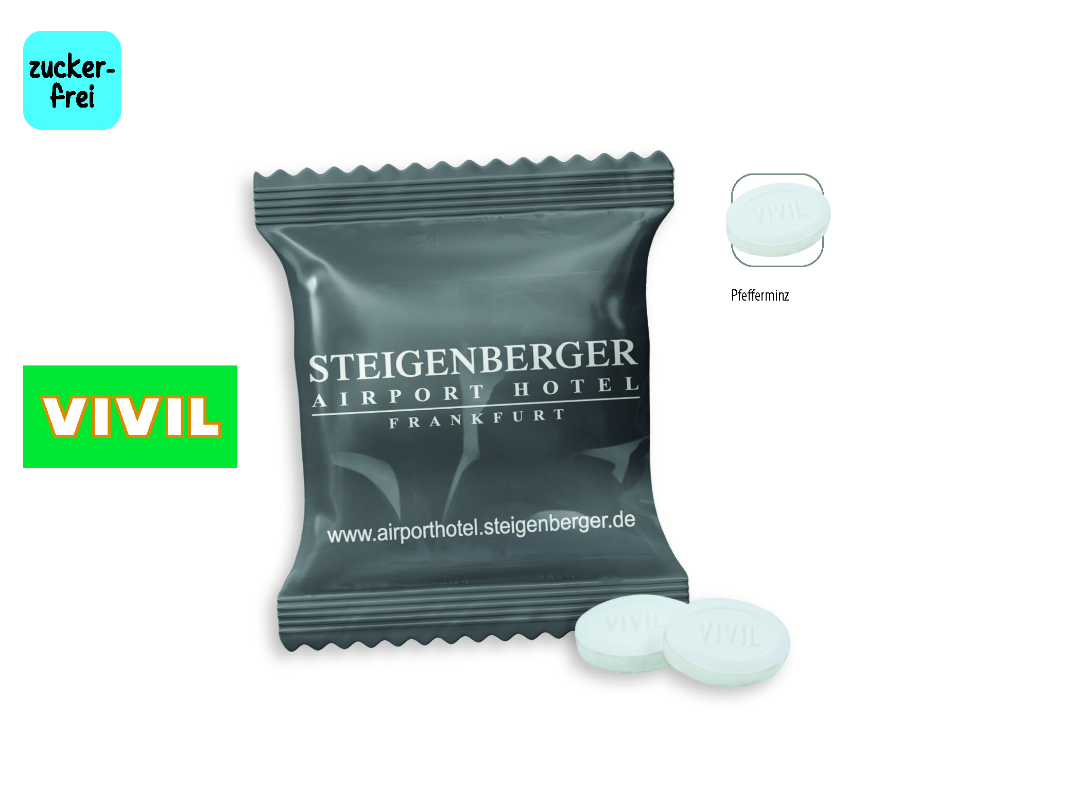 op het artikel (6,0 x 6,0 cm)