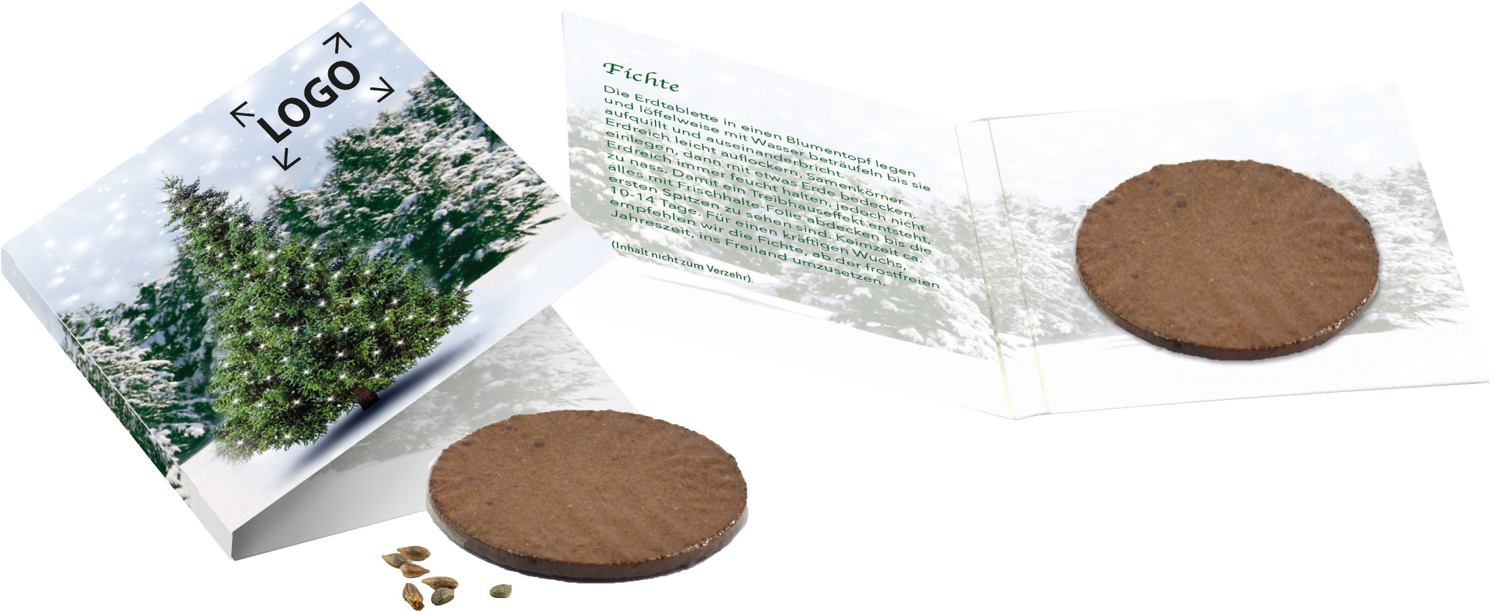 op de kaart (14,5 x 9,0 cm)