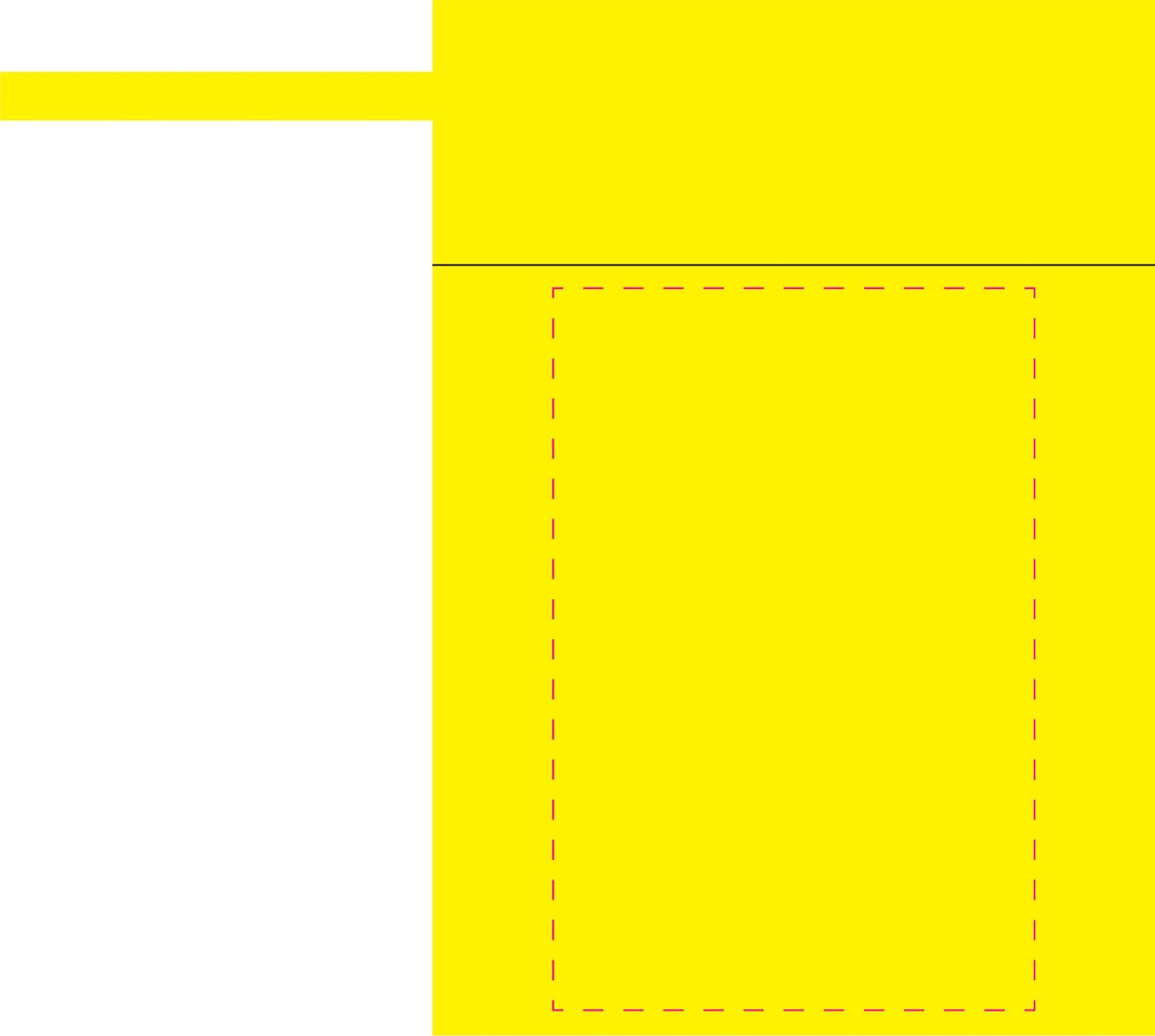 op de achterkant van de koffer (10x15 cm)