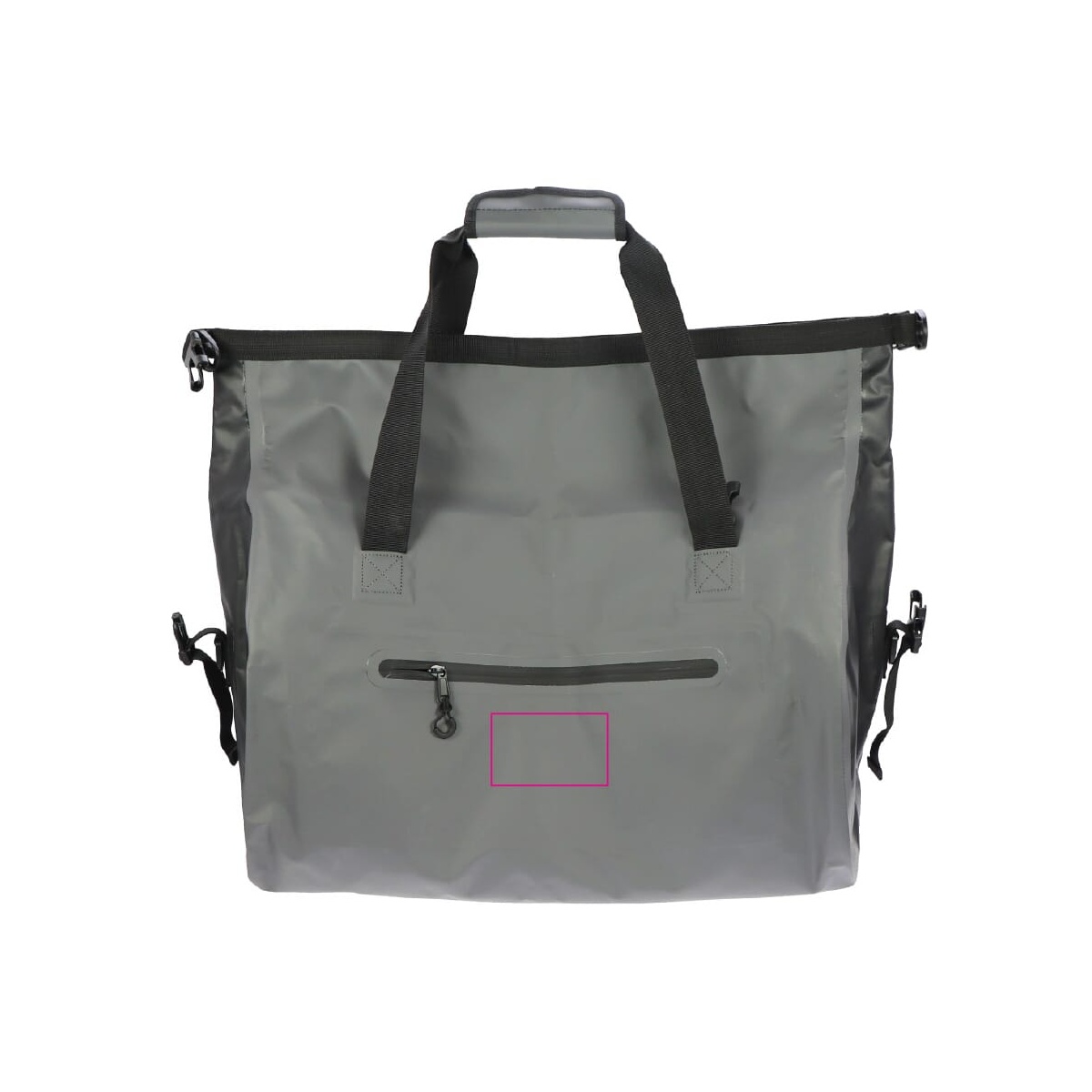 Op het vak voorkant (65 x 105 mm)