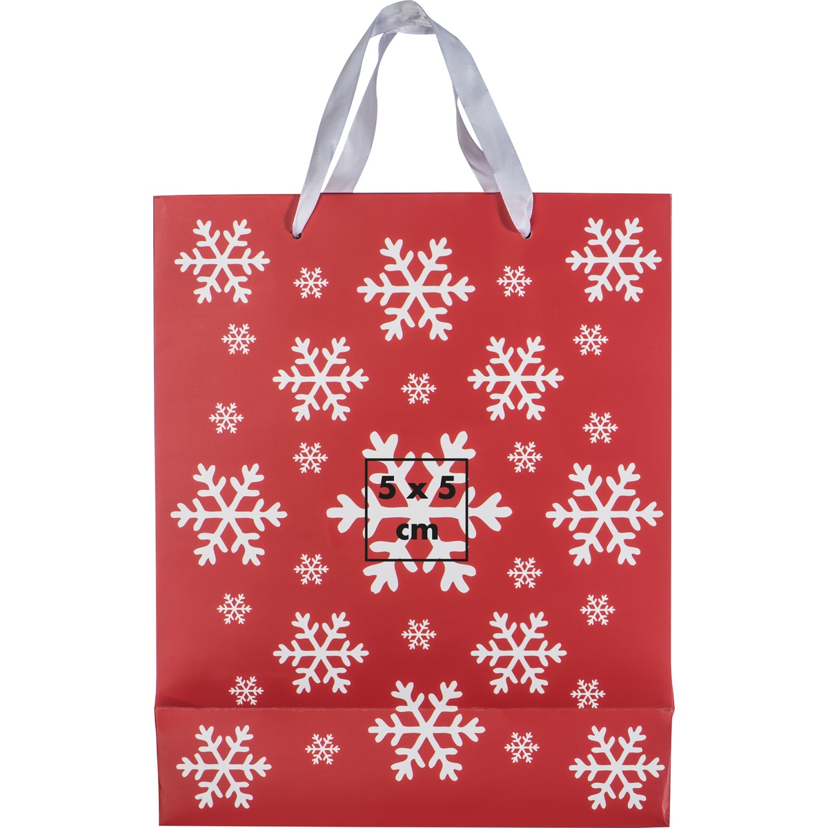 Op de zak (5 x 5 cm)