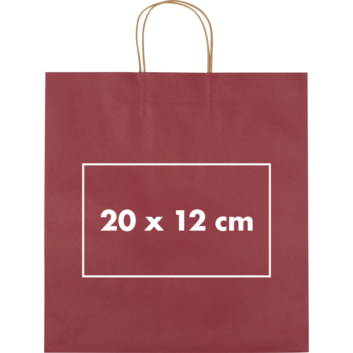 Op de zak (20 x 12 cm)