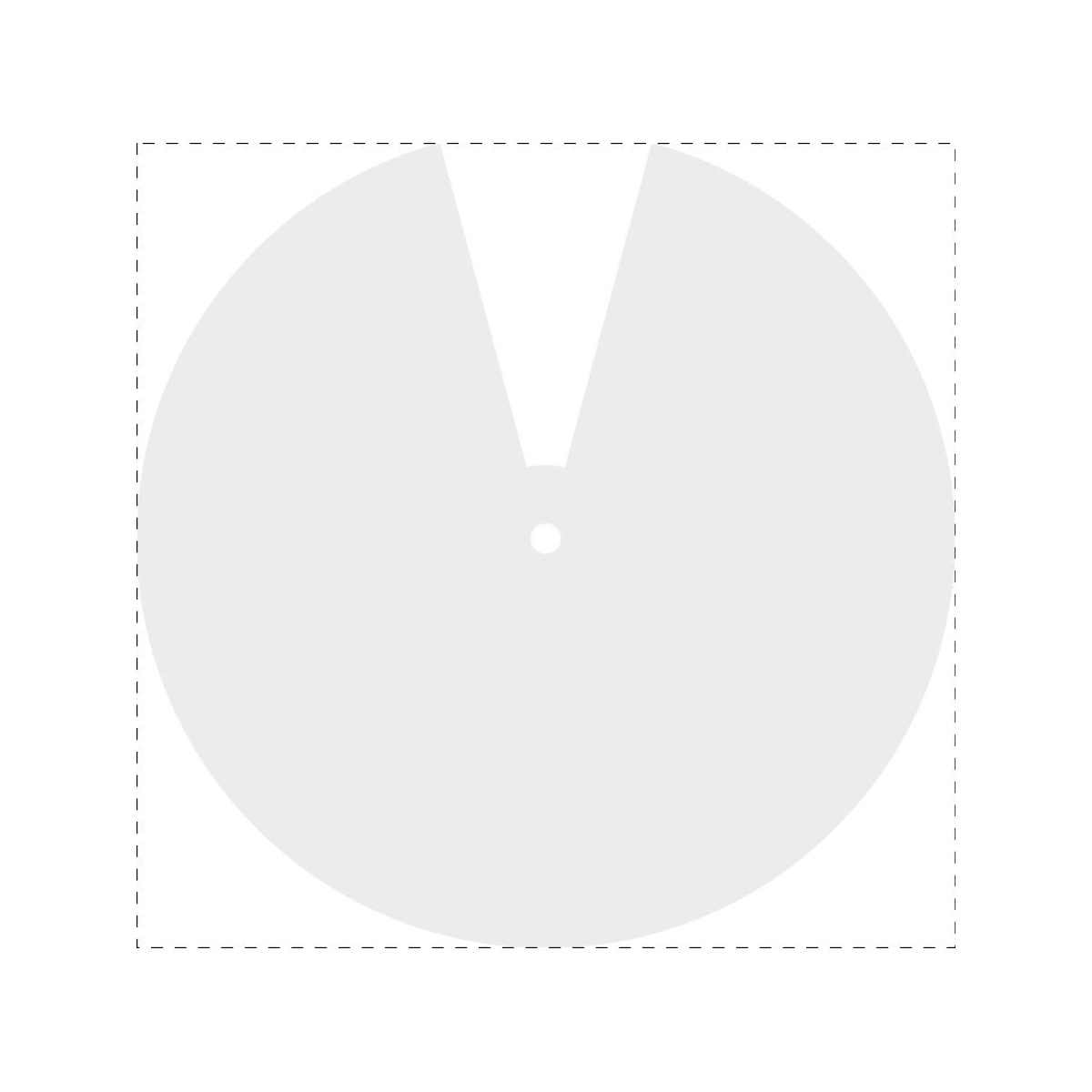 Volledig oppervlak (ø 14 cm)