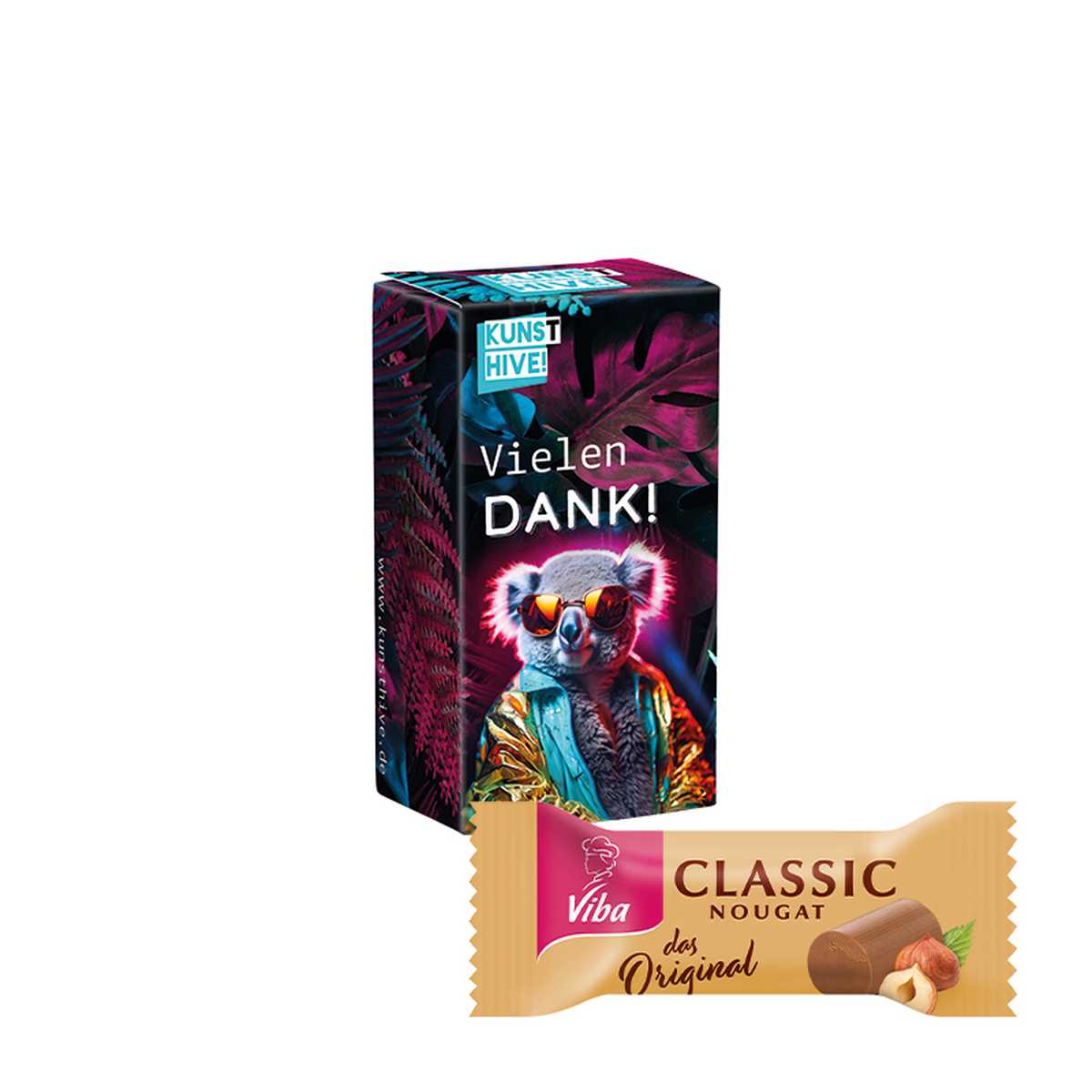 op het artikel (Ca. 7 x 3,7 x 2,7 cm)