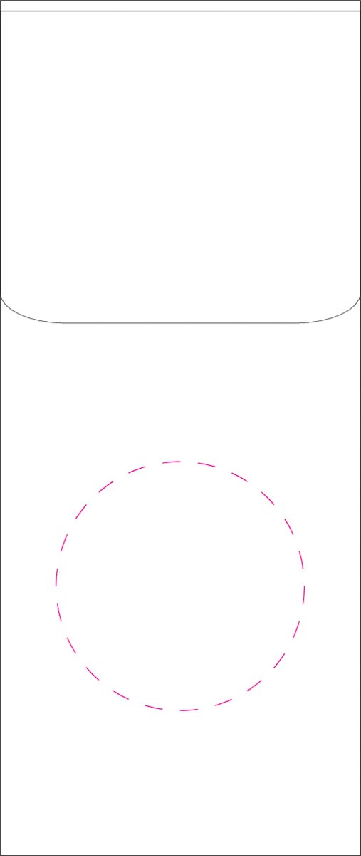 middenonder op kast (Ø 6 cm)