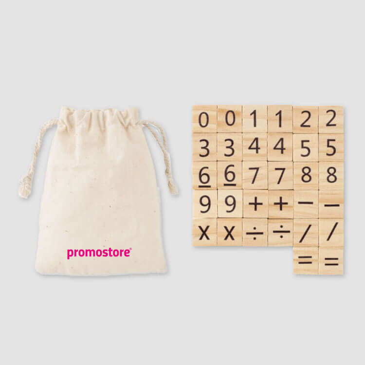 Wiskunde spel met logo afdrukken Wiskunde spel met logo afdrukken